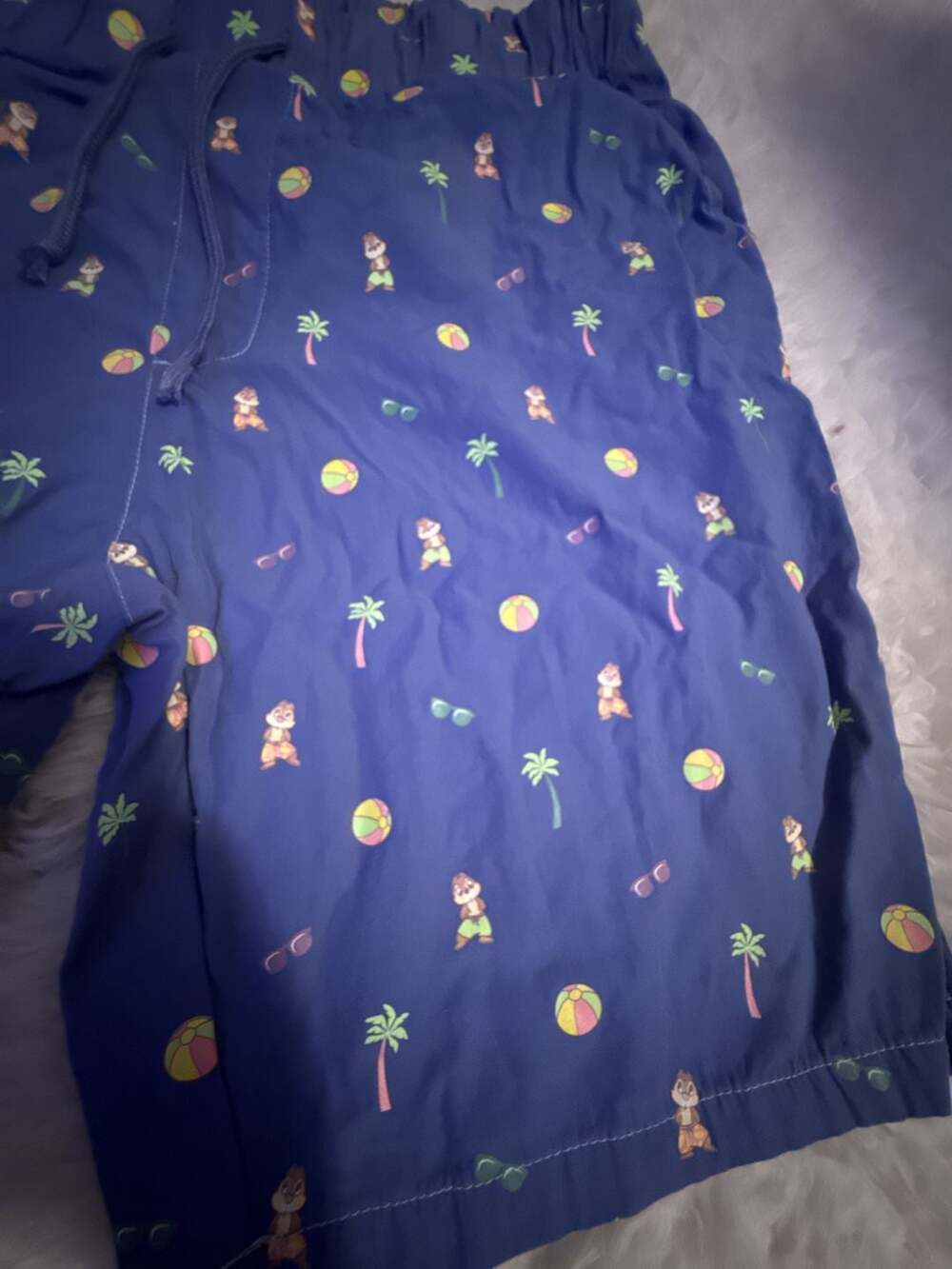 Disney Parks Chip 'n Dale Tropical Summer Sleep Shorts XL - Picture 3 of 4